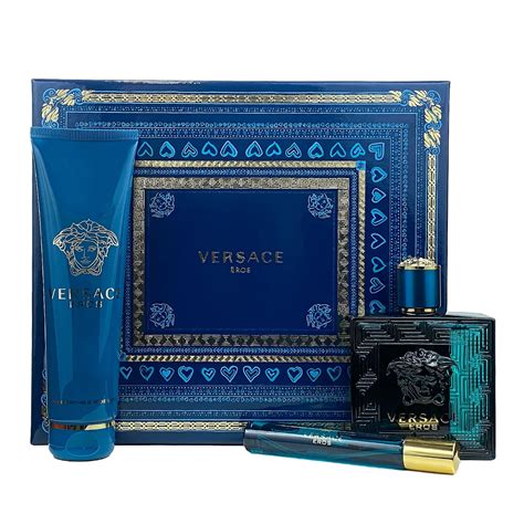 Versace Versace Eros Men 3 Pc GiftSet .